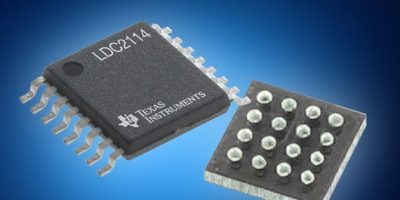 Mouser Electronics stocks inductive touch converters from TI
