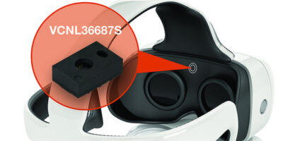 Proximity sensor has range of 200mm for VR/AR headsets
