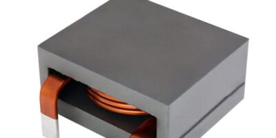 Edge-wound inductor has low profile for industrial and military use