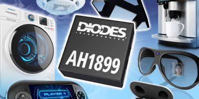 Tiny micropower hall-effect switches from Diodes deliver compatibility with low-voltage chipsets