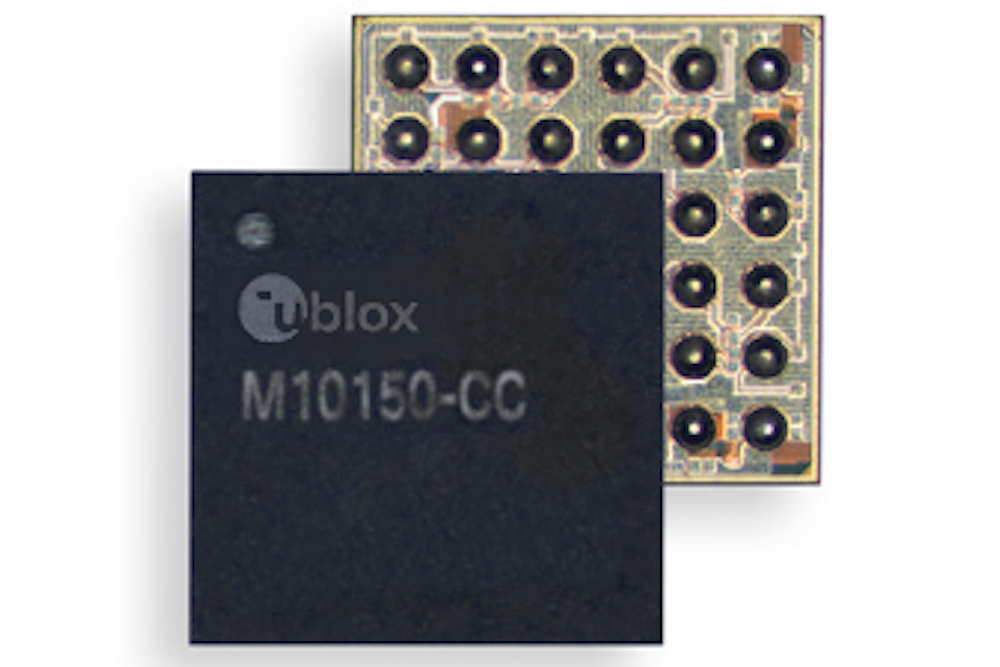 u-blox launches new GNSS chip for wearable applications