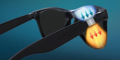 µCooling Fan-on-a-Chip solution for XR smart glasses delivers in-frame active thermal management