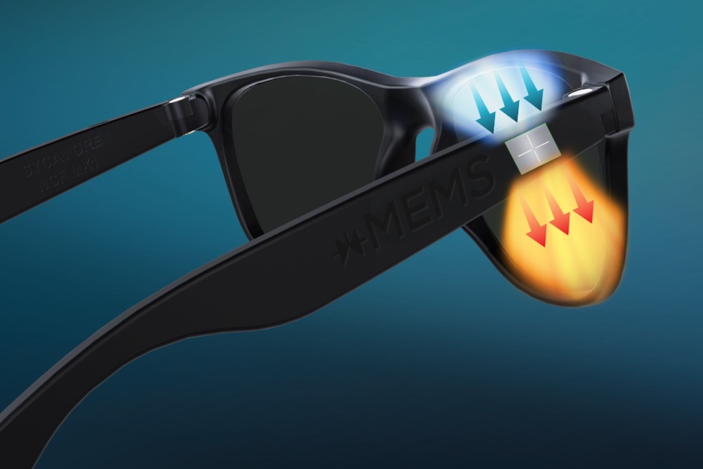 µCooling Fan-on-a-Chip solution for XR smart glasses delivers in-frame active thermal management
