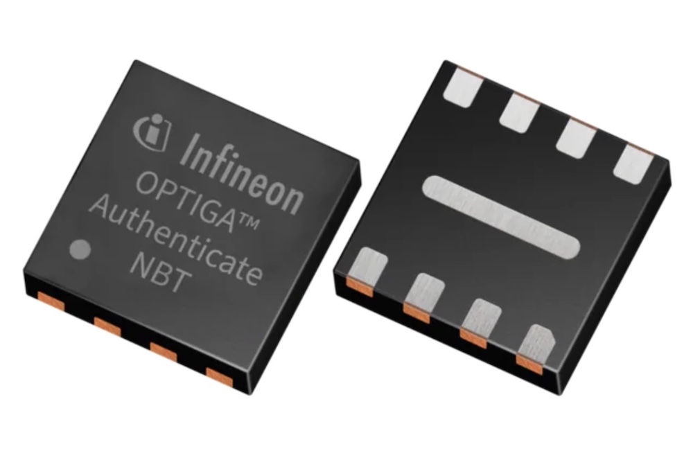 Infineon' NBT2000 OPTIGA NBT NFC bridge tag available from Mouser