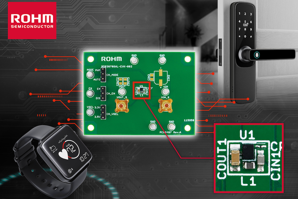 New evaluation board from Rohm, for ultra-compact mounting