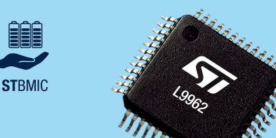 ST’s battery-management IC ensures longer-lasting lithium power in portable equipment