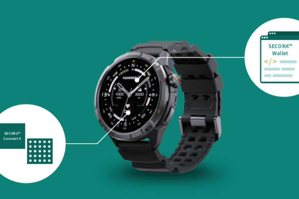 Infineon’s SECORA Wallet brings secured NFC payments to mPTech’s Hammer smartwatch